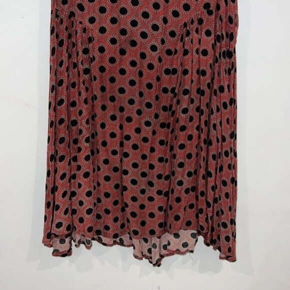 Free People Red Polka dot Molly Bohemian Tank Mini Swing dress size Small - Picture 6 of 12